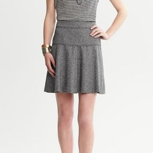 Banana Republic Heather Gray Mini Skirt